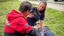 Lecții de prim ajutor de la Serviciul de Ajutor Maltez Baia Mare pentru polițiștii de frontieră