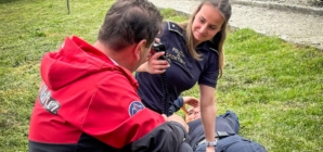 Lecții de prim ajutor de la Serviciul de Ajutor Maltez Baia Mare pentru polițiștii de frontieră