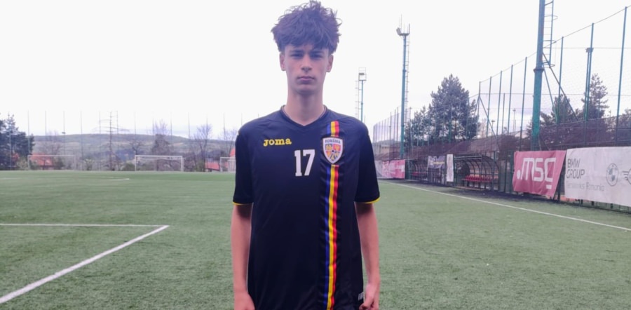 Jucător de la Academia de fotbal Minerul Baia Mare, convocat la o nouă acțiune de selecție a naționalei U15