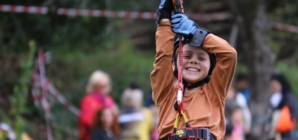 Aventură cu tiroliană și obstacole pentru copii la Muzeul Satului Baia Mare