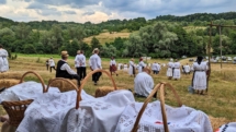 Ca pe vremuri: Se va face clacă de coasă în Groși, pe Valea Mare