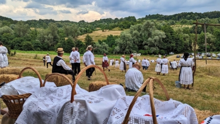Ca pe vremuri: Se va face clacă de coasă în Groși, pe Valea Mare