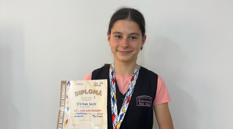 Eleva Ștefana Dulfu din Baia Mare a cucerit titlul de Campioană Națională la Triatlon