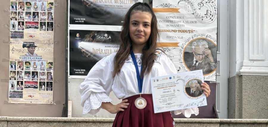 Cristina Maria Chircu de la Colegiul de Arte Baia Mare a obținut Premiul III la Concursul Național „Sigismund Toduță”