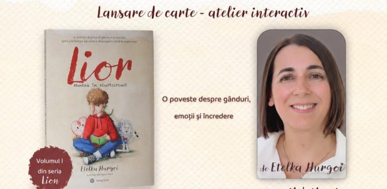 Primul volum din seria „Lior”, semnat de Etelka Hurgoi va fi lansat la Cărturești, Baia Mare