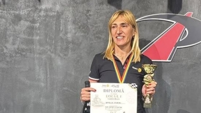 Băimăreanca dr. Camelia Mureșan, pe prima treaptă a podiumului la Cupa Rotary la Karting de la Brașov