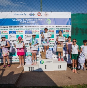 Turneul de tenis „Cupa Aerofit”- ediția a IV-a a reunit în Baia Mare sportivi din șase județe. Ce rezultate au obținut participanții maramureșeni?