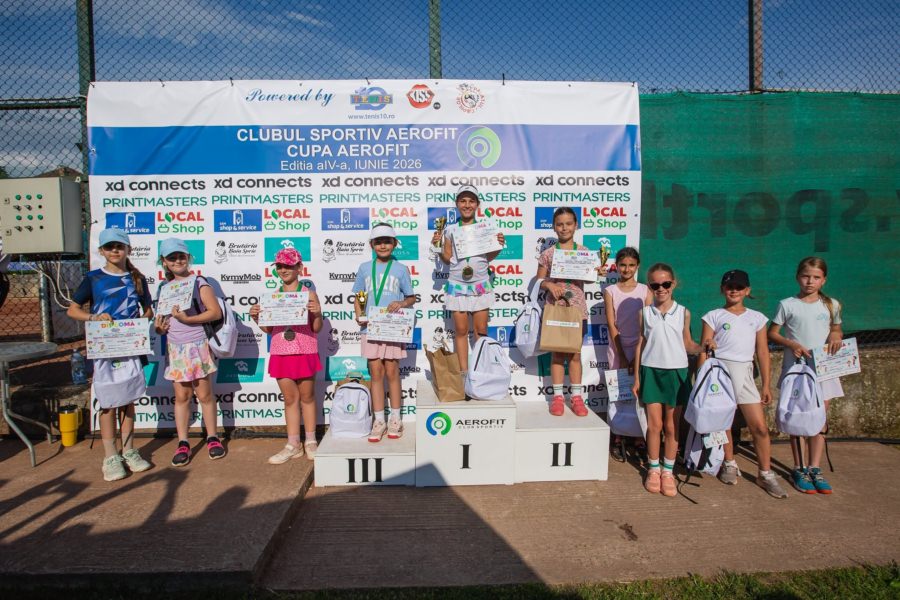 Turneul de tenis „Cupa Aerofit”- ediția a IV-a a reunit în Baia Mare sportivi din șase județe. Ce rezultate au obținut participanții maramureșeni?