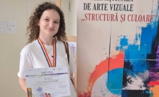 Maramureșeanca Daria Rus a obținut Premiul I la Concursul Național cu participare internațională „Structură și Culoare” de la Iași