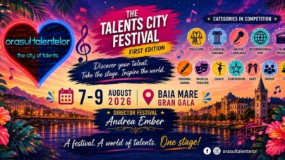 Baia Mare găzduiește prima ediție a Festivalului „Orașul Talentelor”: Înscrierile sunt deschise până în 12 iulie