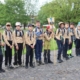 Seară solemnă la Schitul „Schimbarea la Față” din Baia Mare: Cercetașii Maramureșului încheie anul cercetășesc