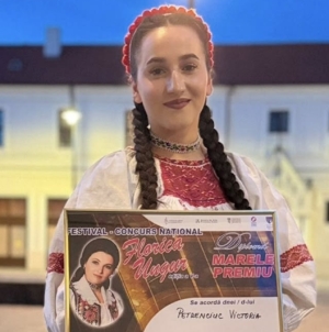 Victoria Petrenciuc aduce în Maramureș Marele Premiul al Festivalului-Concurs Național „Florica Ungur”