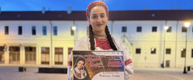 Victoria Petrenciuc aduce în Maramureș Marele Premiul al Festivalului-Concurs Național „Florica Ungur”