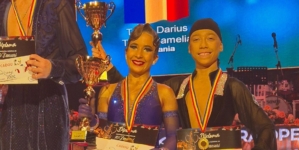 Perechea David Soponar și Izabella Bartha, bronz la Campionatul Național de 10 Dansuri de la Piatra Neamț