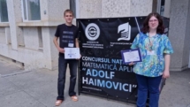 Sabo Edina Noemi de la Colegiul „Vasile Lucaciu” Baia Mare, premiul III și medalie de argint SSMR la la Concursul „Adolf Haimovici”