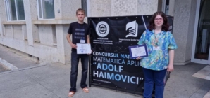 Sabo Edina Noemi de la Colegiul „Vasile Lucaciu” Baia Mare, premiul III și medalie de argint SSMR la la Concursul „Adolf Haimovici”