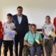 Sportivii ACS Athletic și Ștefania Man din Târgu Lăpuș, premiați la primărie pentru rezultatele deosebite obținute la competițiile din luna mai