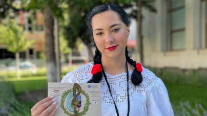 Premiul I pentru Paula Andreica din Tăuții Măgherăuș la Festivalul-Concurs „Porolissum” de la Zalău
