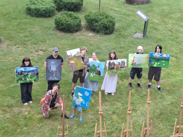 Experiență internațională la Colonia Pictorilor din Baia Mare: studenți din Varșovia, inițiați în conducerea instituțiilor culturale