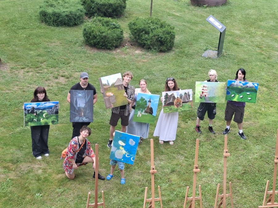 Experiență internațională la Colonia Pictorilor din Baia Mare: studenți din Varșovia, inițiați în conducerea instituțiilor culturale