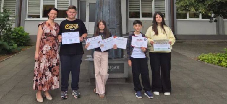 Cununi de lauri pe creștetele olimpicilor de la Colegiul „Vasile Lucaciu” Baia Mare pentru rezultatele de excepție în competițiile naționale de limba și literatura română