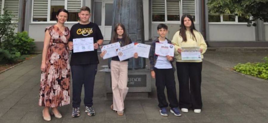 Cununi de lauri pe creștetele olimpicilor de la Colegiul „Vasile Lucaciu” Baia Mare pentru rezultatele de excepție în competițiile naționale de limba și literatura română