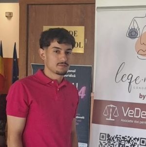 Medalie de argint pentru Cristian Pop, elev al Colegiului „Mihai Eminescu” Baia Mare, la concursul național „Be legal, be cool”