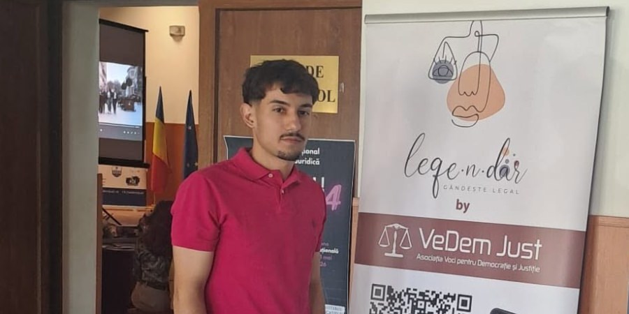 Medalie de argint pentru Cristian Pop, elev al Colegiului „Mihai Eminescu” Baia Mare, la concursul național „Be legal, be cool”