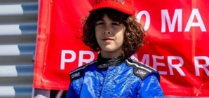Micul pilot băimărean Eduard Orha, distins cu Premiul de Excelență după obținerea titlului de vicecampion național la karting școlar