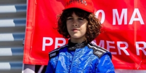 Micul pilot băimărean Eduard Orha, distins cu Premiul de Excelență după obținerea titlului de vicecampion național la karting școlar