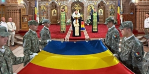 Ziua Drapelului Național a fost marcată în Baia Mare prin ceremonie religioasă și militară