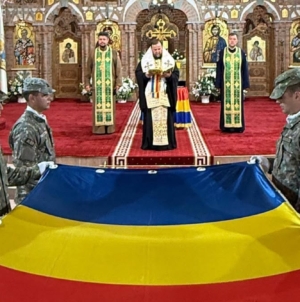 Ziua Drapelului Național a fost marcată în Baia Mare prin ceremonie religioasă și militară