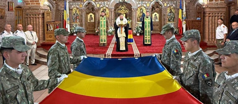 Ziua Drapelului Național a fost marcată în Baia Mare prin ceremonie religioasă și militară
