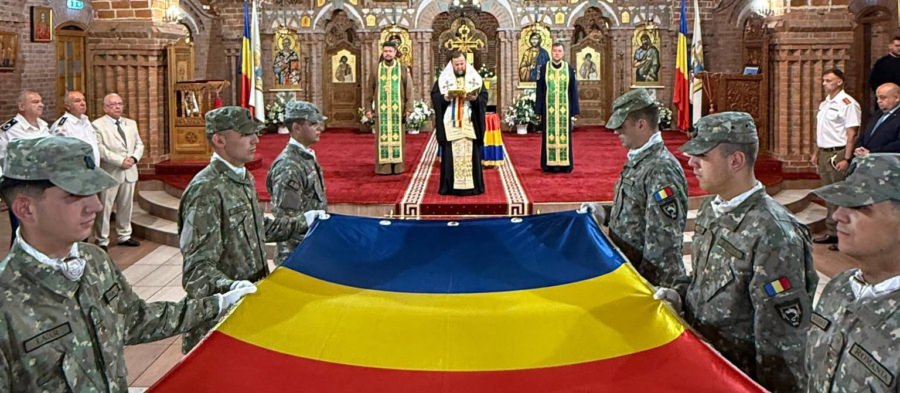 Ziua Drapelului Național a fost marcată în Baia Mare prin ceremonie religioasă și militară