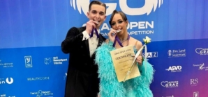 Clubul de dans sportiv „Shall We Dance” Baia Mare a încheiat sezonul competițional cu succes: Perechea Luca Aluaș-Hannah Gomboș a urcat pe podiumul internațional, în Austria