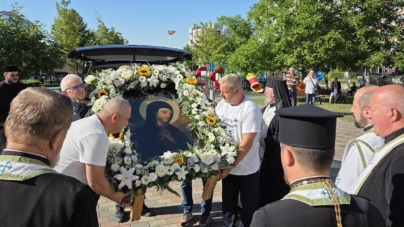 Icoana Maicii Domnului de la Rohia a ajuns pentru prima dată la Cluj-Napoca