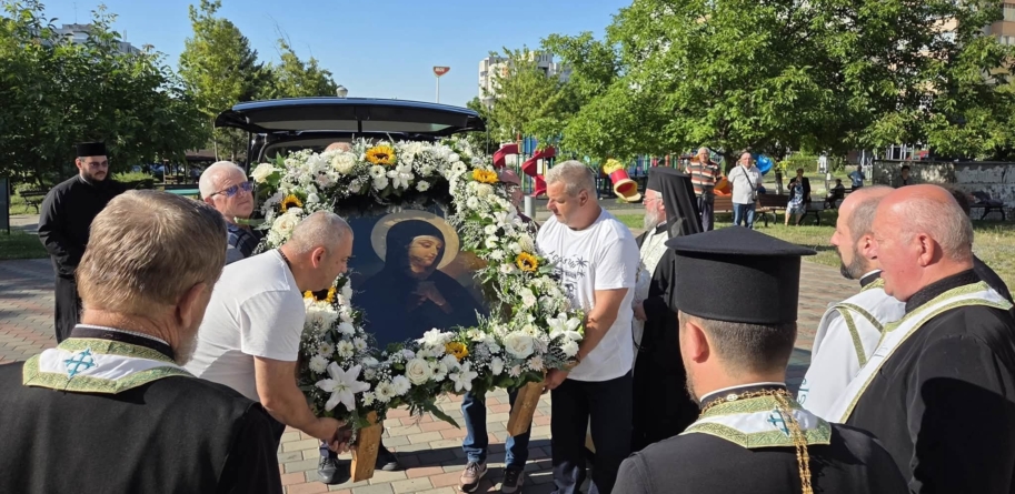 Icoana Maicii Domnului de la Rohia a ajuns pentru prima dată la Cluj-Napoca
