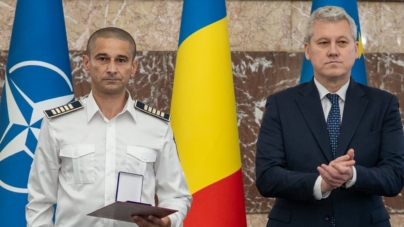 Un polițișt de frontieră din Maramureș a fost premiat de ministrul Afacerilor Interne