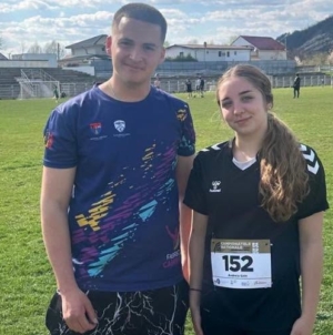Atleții maramureșeni Marian David și Andreia Hryn, la finala Campionatului Național U18 de la Craiova