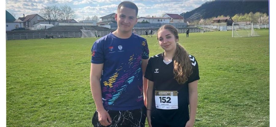 Atleții maramureșeni Marian David și Andreia Hryn, la finala Campionatului Național U18 de la Craiova
