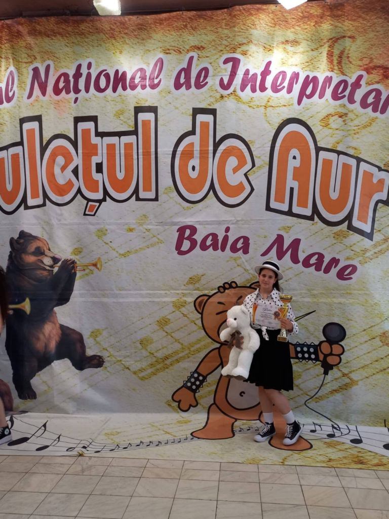 Violeta Diana Vele a cucerit Trofeul categoriei de vârstă în cadrul Festivalului „Ursulețul de Aur”