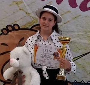 Violeta Diana Vele a cucerit Trofeul categoriei de vârstă în cadrul Festivalului „Ursulețul de Aur”