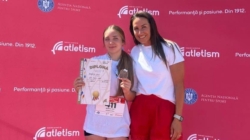 Atleta Andreia Hryn a cucerit medalia de bronz în proba de aruncarea suliței la Campionatul Național U18