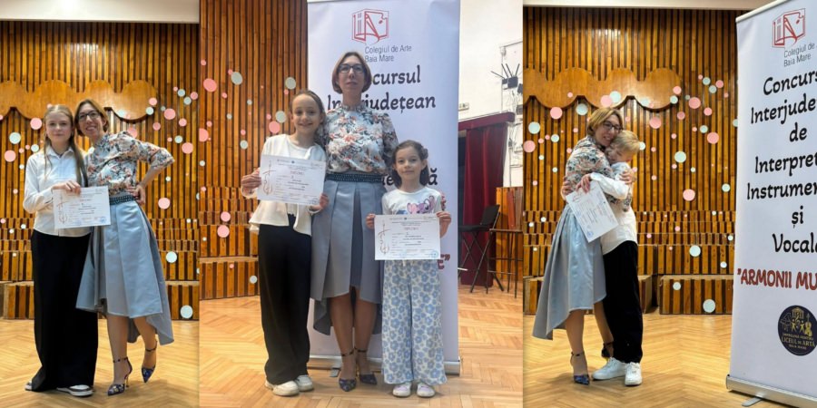 Rezultate remarcabile pentru elevii Colegiului de Arte din Baia Mare la „Armonii Muzicale”, ediția a VIII-a
