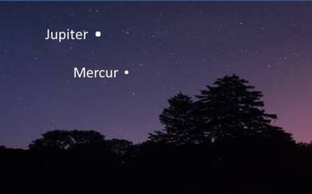 În această seară, Jupiter și Mercur oferă un spectacol rar pe cerul serii