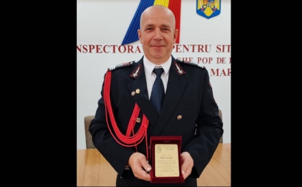Colonelul Balaș Sergiu de la ISU Maramureș a trecut în rezervă după o carieră dedicată siguranței comunității
