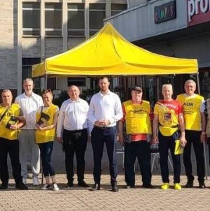 AUR Baia Mare a lansat campania „AUR te Aude” în municipiu