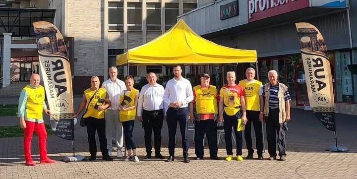 AUR Baia Mare a lansat campania „AUR te Aude” în municipiu