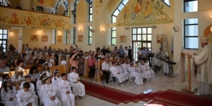 Parohia „Sfânta Maria” din Baia Mare a celebrat Prima Sfântă Împărtășanie