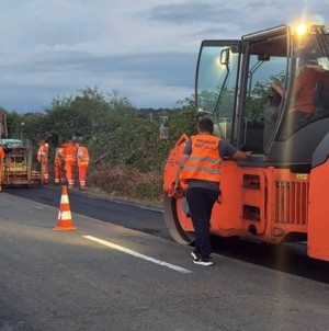 Lucrări de reparații pe Varianta de Ocolire Baia Mare